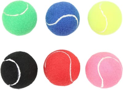 Tennis Trainingsballen - Oefenballen Set - Tennis Oefenen - Zachte Elastische Bal - 6 Stuks - Multicolor