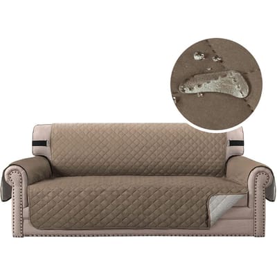 Waterdichte Bankhoes Voor Woonkamer Antislip Bankkussen Gewatteerd Wasbaar Verstelbare Bankhoes 1/2/3/4 Zits Hoezen Voor Fauteuils 1-SEAT