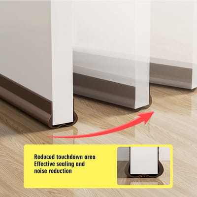 Unyqoos® Zelfklevende tochtstopper voor deuren met geluidsreductie en stofbescherming