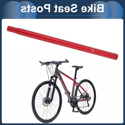 Lichtgewicht Aluminium Fiets Zadelpennen 25.4x450mm voor Comfortabel Fietsen en Verstelbaarheid