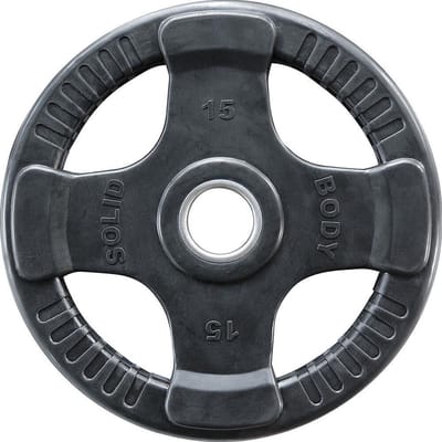 Body-Solid Olympische Rubber Halterschijf 15kg