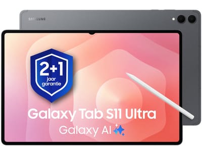 Samsung Galaxy Tab S11 Ultra - 512GB - Gray + 1 jaar extra garantie