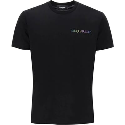 Dsquared2 T-shirt Black Talla: S | Camisetas con Decoración Impresa Outlet | Hombre | Negro