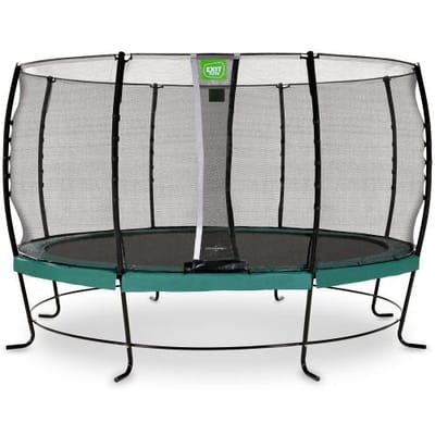 EXIT Lotus Classic Trampoline ø427cm - Op Poten - Rond - Trampoline Buiten - Voor Kinderen - Groen