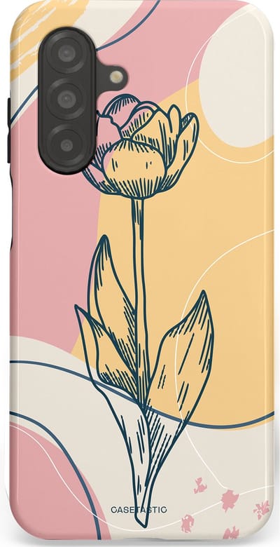 Casetastic Hoesje Geschikt voor Samsung A26 - Stijlvolle Beschermende Duo-layer Case - Zachte tulp
