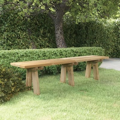Tuinbank Hout - Houten Bank - Buiten Ontspannen - Geïmpregneerd Grenenhout - 160 cm Breed - Bruin