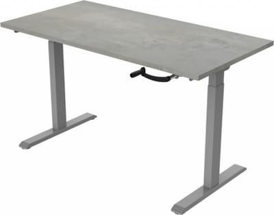 Office Hero® Cosmic Slinger- Zit sta bureau in hoogte verstelbaar grijs frame - Game bureau - Computertafel - Werktafel - 120x80 - Oxyd