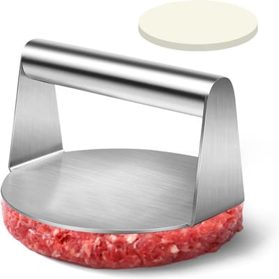 Burger Smasher - Grill Press - Gietijzeren Bakplaat