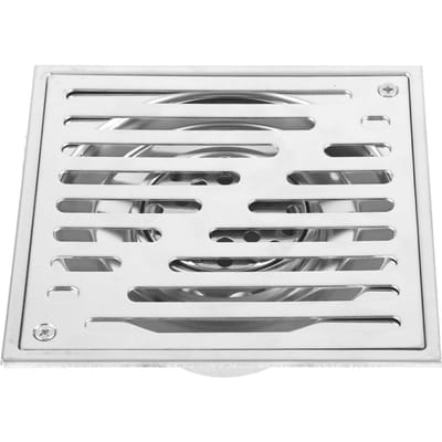 Roestvrij Staal Vierkant Geurwerend Badkamervloerputje Afvoerputje Doucheafvoer Grote Diameter Type 2