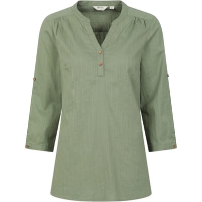 Mountain Warehouse Dames/Dames Petra Relaxed Fit 3/4 Mouw Shirt (Licht Khaki)