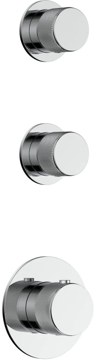 DutchLine - Grip 3-Weg Thermostische Douchekraan – Chroom