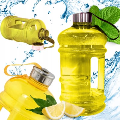 Merkloze Sportfles Waterkan 2.2L BPA-vrij met Handvat - Ideaal voor Gym