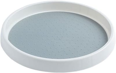 Famanu - Draaiplateau 30 cm wit grijs 360 graden kruidenrek keuken