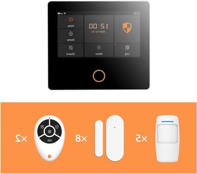 Huis Alarmsysteem - Beveiligingssysteem - Huis Beveiligen - 4.3-inch Touchscreen - 115dB Sirene - Wit