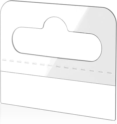 Hangtabs voor snelle retailidentificatie - 200 heldere slotgatenlabels voor productpresentatie en merchandising