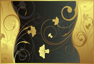 Fotobehang Flowers Abstract | XL - 208cm x 146cm | 130g/m2 Vlies