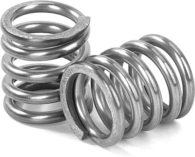 Drukveren 10 Stuks - Compressieveren RVS - Mechanische Toepassingen - Hoge Elasticiteit 7.5kg - 15 mm Lengte - Zilverkleurig