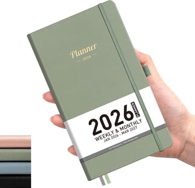Zakplanner 2025 - Maand- en Weekplanner 15 Maanden (Januari 2025 t/m Maart 2026) Compact Formaat