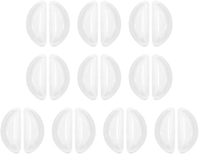 Dailygoods - 10 Paar Zachte Siliconen Neuspads voor Brillen