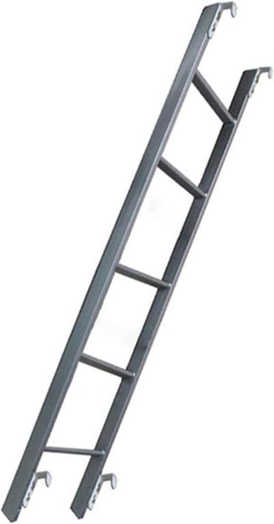 Stapelbedladder - Klimladder - Veilig Toegankelijk - Verstelbare Hoogte - 100kg Draagvermogen - Zwart