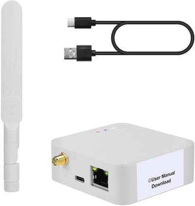 Smart Home Gateway - Coördinator Router - Domotica Netwerk - PoE 3.0 Stroom - 2m² Dekking - Zwart