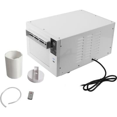 Draagbare Airconditioner 1900BTU 280W Mini Mobiele AC met Afstandsbediening voor Thuis Slaapzaal Kantoor