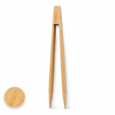 Bamboe Serveertang – 25 cm – Serveerknijper voor Hapjes, Olijven & Snacks