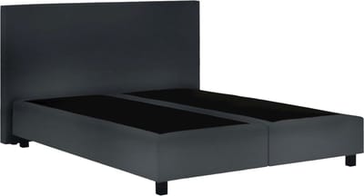 Boxspring Serenity - 140x220 Zonder matras - Grijs Glad - AVV Matrassen