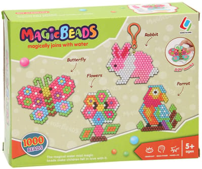 Lobbes kralen speelgoed Magic Kralen Natuur Pixelkunst Set creatief.