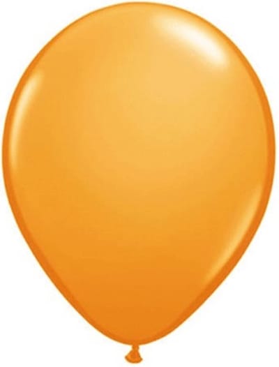 Qualatex ballonnen oranje 10 stuks