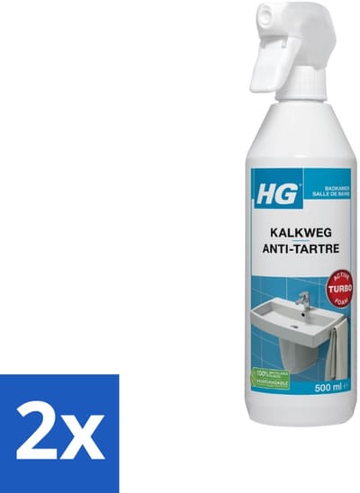 HG Kalkweg Schuimspray Origineel 500 ml - Voordeelverpakking - 2 stuks
