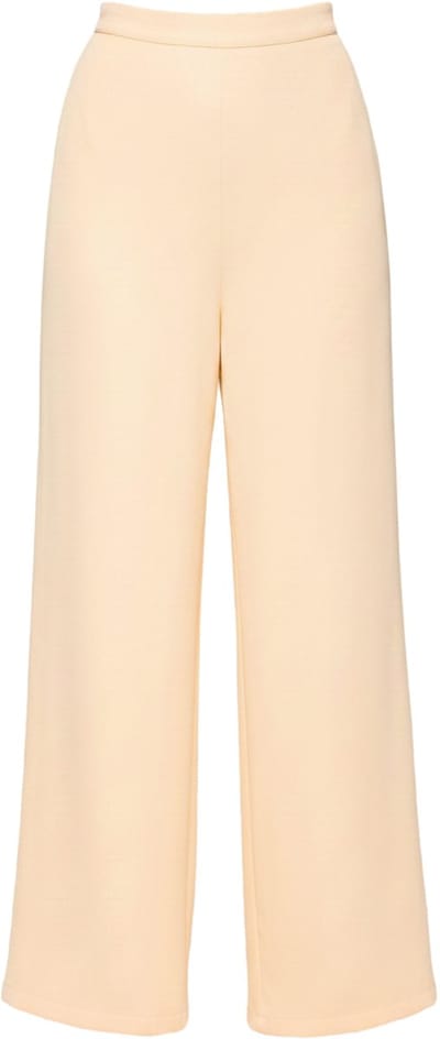 OMBRE Broek - Loose Fit - Rits - Effen Geel S
