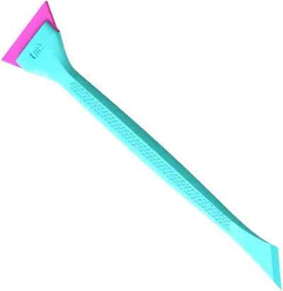 Raamtrekker Folieschraper - Reinigingsgereedschap - Glas Oppervlakken Reinigen - Antislip Handgreep - 24 x 5 cm - Blauw