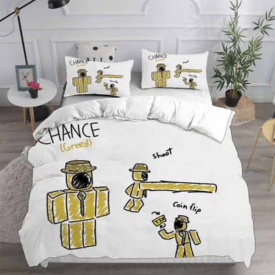 Chance Forsaken Beddengoedsets Dekbed Quilt Bedsprei Dekbedovertrek Kussensloop 2-3 Stuks Sets Kinderen Volwassenen Slaapkamerdecoratie EU Single 135x200cm