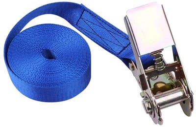 Dailygoods- Spanriem 1-10 Meter - Spanband met Ratel - Sjorbanden - Zware Spanriem - Metalen Gesp - Hoge Breuksterkte 800 kg - Sjorband