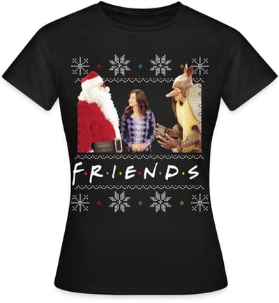 Friends Ugly Christmas Sweater T-Shirt Dames