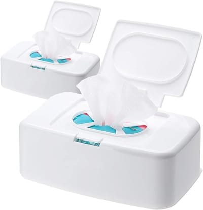 CLVP® Stijlvolle Kunststof Tissuedoos met Deksel voor Badkamer