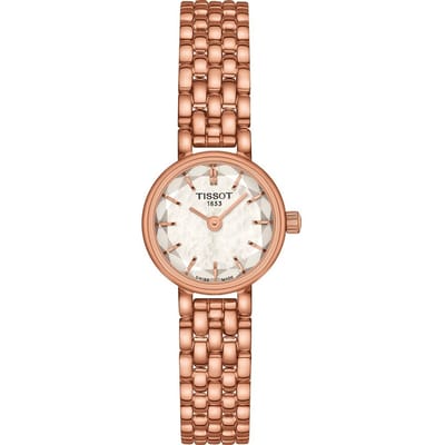 Montre Tissot Mouvement Quartz Étanche 30M Cadran Blanc 19.5Mm Boîtier Acier Inoxydable Bracelet Acier Inoxydable Montres pour Femmes T140.009.33.111.00 Regular Watch Box beige