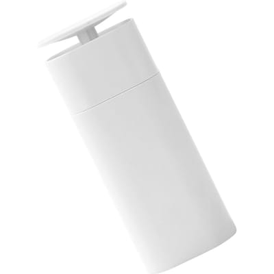 Dispenserfles Push-down Pompfles Plastic Minimalistisch Lekvrij Draagbaar Zeepfles white