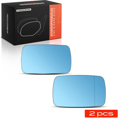 Frankberg 2x Spiegelglas Buitenspiegel Voor voor BMW