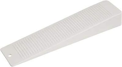 Deurwig - Witte Kunststof Deurstopper voor Binnendeuren - 15,5 cm
