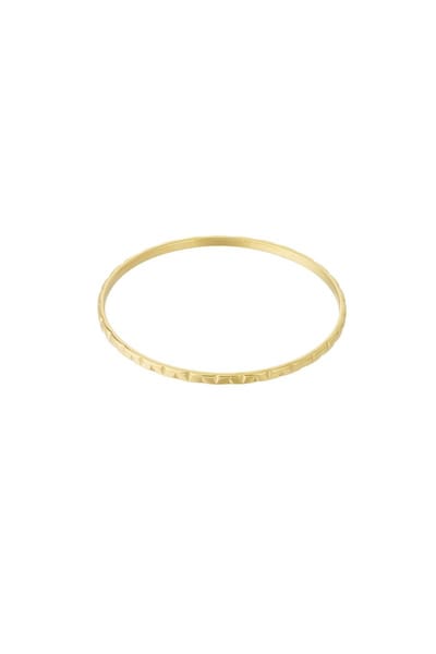 Bijoutheek Armband (Sieraad) Bangle Hoeken Goud