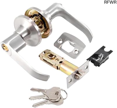 RFWR® Deurklinkslot Met Sleutels - Privacy Deurslot voor Interieur met Vergrendeling