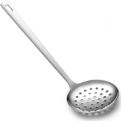 Roestvrijstalen Sleuflepel - Duurzame Keukenlepel voor Pasta, Koken en Bakken, Ideaal voor het Afvoeren van Voedsel