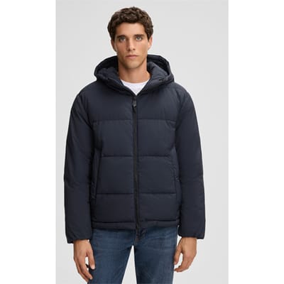 Gewatteerde jas Smooth, navy