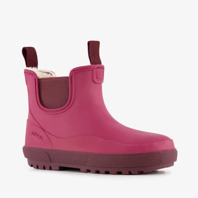 Mountain Peak korte gevoerde kinder regenlaarzen paars - Maat 22 - 100% stof- en waterdicht