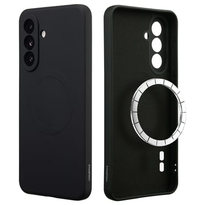 imoshion Hoesje - Geschikt voor Samsung Galaxy A36 - Color Backcover met Magnetische Ring - Zwart