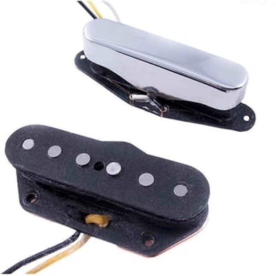 Fender 0992215000 Twisted Tele Pickup Set - zwart/chroom