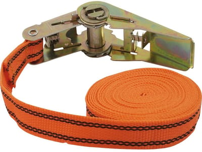 Petex 43192635 Spanband (eendelig) Trekkracht (lc) vastbinden (enkel/direct): 125 daN (l x b) 5 m x 25 mm Ratelinrichting EN 12195