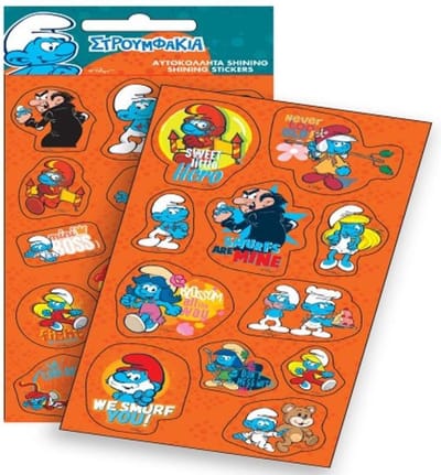 Smurfen Stickers - 2 velletjes